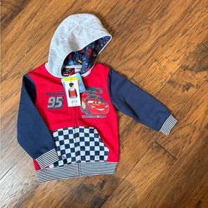 Red and Blue Cars Hoodie